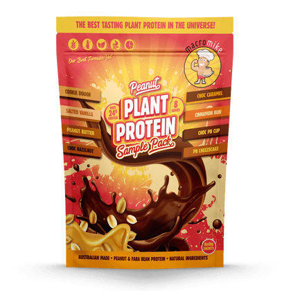 Peanut Plant Protein Sample Pack - 8 x 40g Sample Sachets no